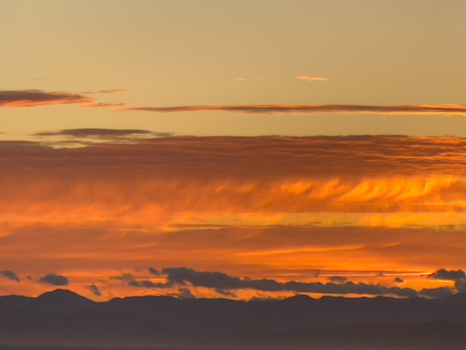 日本一と名高い西伊豆の夕景