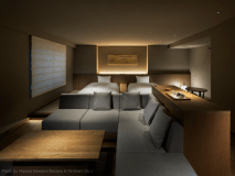 【新客室】デザイナーズツイン／大きなソファでゆっくりとお過ごしいただけます