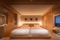 【源泉かけ流し客室露天風呂付】ツインルーム