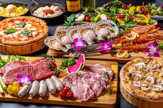 【1泊2食】［本格ピザ＆BBQ］または、［溢れるほどの濃厚チーズフォンデュ］のシェフこだわりディナー満喫プラン！１ランク上のアウトドアディナー体験