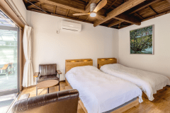 【ブラウン】2ベッド・定員3名・ドッグラン320㎡