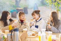 【朝食】 ホットサンドにサラダにコーヒー♪準備ができたら召し上がれ。管理棟のスープもぜひ! 【朝食】 ホットサンドにサラダにコーヒー♪準備ができたら召し上がれ。管理棟のスープもぜひ!
