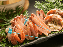 ■かに三昧(梅)■蟹入門会席！冬の味覚王"ずわい蟹"♪刺身も♪しゃぶも♪気軽に蟹を楽しみたい方オススメ！