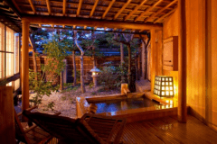 Suite with open air bath