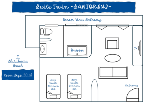 Suite Twin ~SANTORINI~