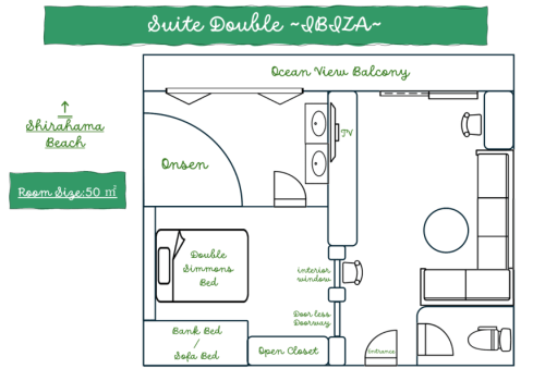 Suite Double ~IBIZA~ Suite Double ~IBIZA~