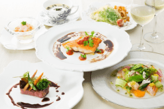 【60歳以上限定】ハーフポーションフルコースディナー≪2食付≫