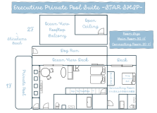 Executive Private Pool Suite ~STAR SHIP~
