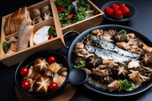 駿河軍鶏とあまご　山のパエリア