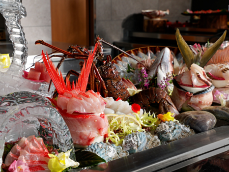 【朝食一例】シェフ厳選の海の幸を使ったビュッフェです。 【朝食一例】シェフ厳選の海の幸を使ったビュッフェです。