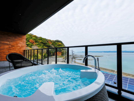 【大熊二楼】温泉+按摩浴缸套房145㎡■尊贵海景套房