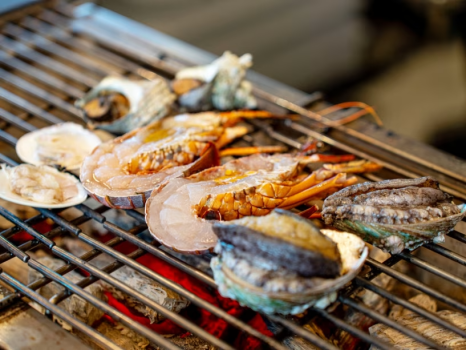 【朝食一例】シェフ厳選の海の幸を使ったビュッフェです。 【朝食一例】シェフ厳選の海の幸を使ったビュッフェです。