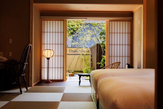 "Komakusa"twin beds room with open-air hot spring bath (non-smoking) "Komakusa"twin beds room with open-air hot spring bath (non-smoking)