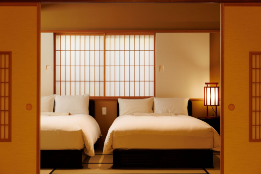 "Nadeshiko"Japanese-style room with twin beds with open-air hot spring bath (non-smoking) "Nadeshiko"Japanese-style room with twin beds with open-air hot spring bath (non-smoking)