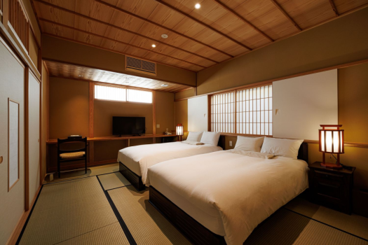 "Nadeshiko"Japanese-style room with twin beds with open-air hot spring bath (non-smoking) "Nadeshiko"Japanese-style room with twin beds with open-air hot spring bath (non-smoking)