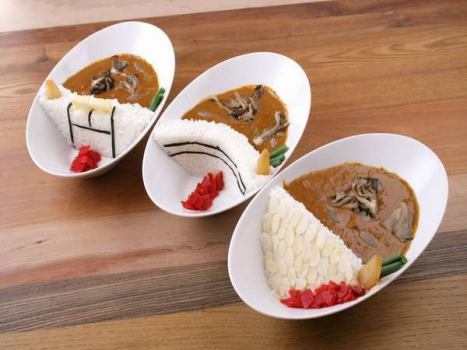 ■ダムカレー■3種類あるダムカレーからお好きな形のカレーを予約備考よりお知らせください。 ■ダムカレー■3種類あるダムカレーからお好きな形のカレーを予約備考よりお知らせください。