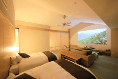 新・和モダンベッド客室／ツイン・バリアフリー・デラックス