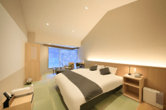 新・和モダンベッド客室／キングベッド