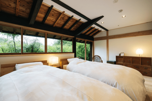 MINORI (Miyaji Residence) with Goemon-style bathtub, 4-person max