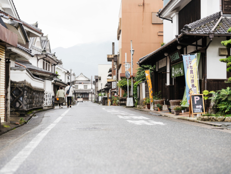 【風景】白壁の街並み
