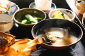 Breakfast (Shijimi Soup, Side Dishes)