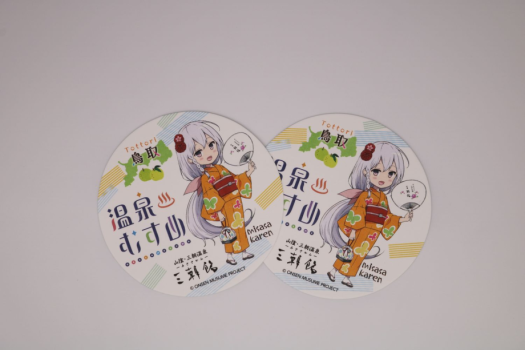三朝歌蓮ちゃんオリジナルコースター　※特典はお一人様に付き1枚です