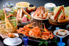 A satisfying crab kaiseki meal *Dish image A satisfying crab kaiseki meal *Dish image