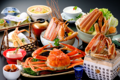 Full crab course equivalent to 3 snow crabs *Dish image Full crab course equivalent to 3 snow crabs *Dish image