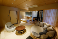 ◆Non-smoking room◆Private dinner room★Concept room with panoramic bath【Soso-】Japanese modern 45 square meters + indoor hot spring panoramic bath