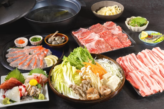 ≪いぬやど会員様限定10％OFF≫【夕食付き・そうさ若潮牛＆金目鯛のしゃぶしゃぶコース】～そうさ若潮牛と国産金目鯛～千葉を代表する彩り豊かな旬食材をゆったり味わう鍋料理【選べる朝食】