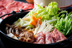 ≪いぬやど会員様限定10%OFF≫【夕食付き・そうさ若潮牛のすき焼きコース】~2種のそうさ若潮牛と彩り食材の贅沢盛り~食通も魅了する四季折々のグルメを味わう鍋料理【選べる朝食】 ≪いぬやど会員様限定10%OFF≫【夕食付き・そうさ若潮牛のすき焼きコース】~2種のそうさ若潮牛と彩り食材の贅沢盛り~食通も魅了する四季折々のグルメを味わう鍋料理【選べる朝食】