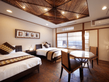 ・【禁煙】源泉掛け流し風呂付バリアフリー和洋室：定員5名 （461）