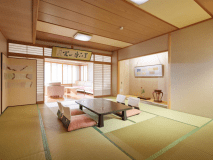 ・源泉掛け流し温泉風呂付き特別室