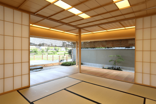 View from the Japanese-style room on the ground floor View from the Japanese-style room on the ground floor