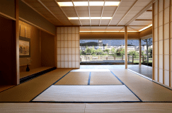 从一楼日式房间眺望美景