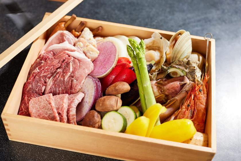 【1泊2食付】プレミアムBBQ|”厳選和牛”をメインとしたお肉の盛り合わせ&新鮮魚介を味わうプラン 【1泊2食付】プレミアムBBQ|”厳選和牛”をメインとしたお肉の盛り合わせ&新鮮魚介を味わうプラン
