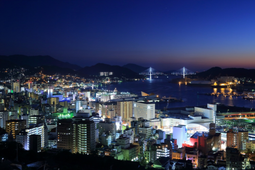 美しい長崎の夜景