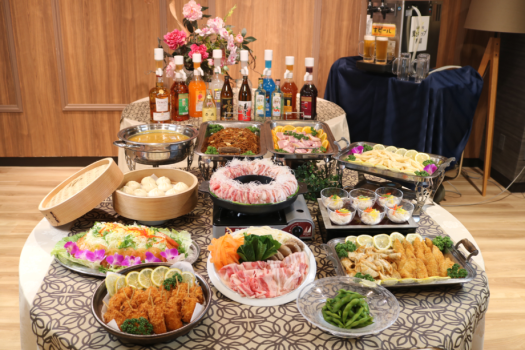 ビールと相性抜群のバイキング　（一例）
