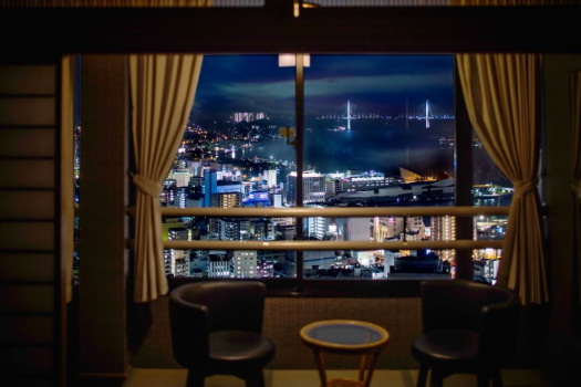 【夜景側和室（一例）】Night view Japanese style room
