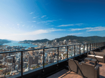【屋上】スカイテラスより長崎港一望