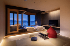 絶景風呂付モダン和洋室