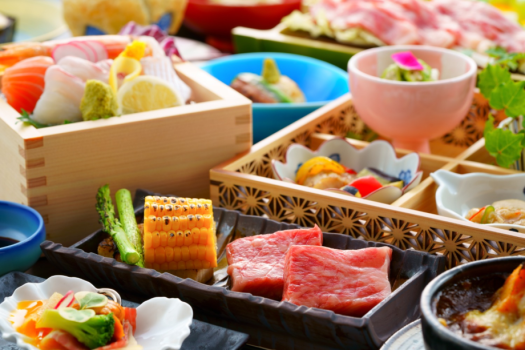 【人気Ｎｏ．１】不動の一番人気“板長オススメ会席”プラン【貸切風呂無料】【朝夕食事処】