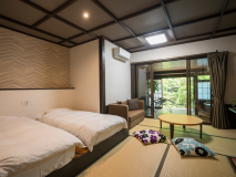 R5年改装【うぐいす】半露天呂付きツイン和室/禁煙・WIFI R5年改装【うぐいす】半露天呂付きツイン和室/禁煙・WIFI