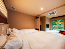 R5年完成【やなぎ】半露天呂付きツイン和洋室/禁煙・WIFI R5年完成【やなぎ】半露天呂付きツイン和洋室/禁煙・WIFI