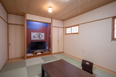 【お部屋】【源泉露天風呂付和洋室/海を臨む】別荘タイプ/60㎡/6名迄　Aタイプの和室