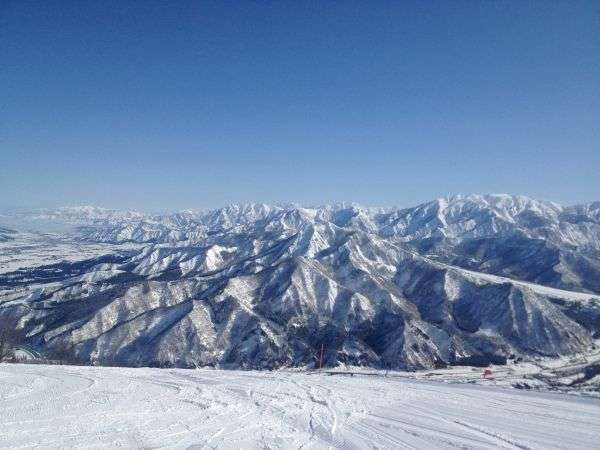 湯沢高原山頂からの眺め♪最高！