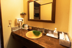 和室 洗面 各種アメニティ 和室 洗面 各種アメニティ