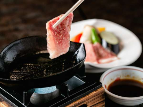飛騨牛の鉄板焼き