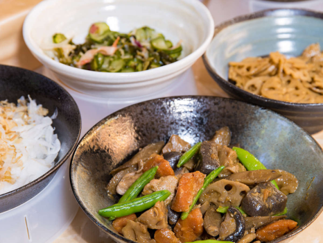 朝食バイキング