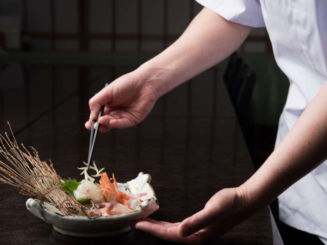 料理人の技で彩る会席